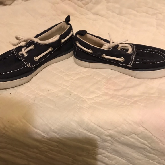 Gymboree Blue canvas toddler shoes - Picture 5 of 6